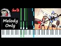 Regular Show Party Tonight Melody Only Piano Midi Synthesia Lesson Easy How To Play Full Song