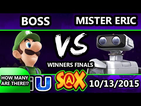S@X 119 - Mister Eric (ROB) Vs. Boss (Luigi) SSB4 Winners Finals - Smash Wii U - Smash 4