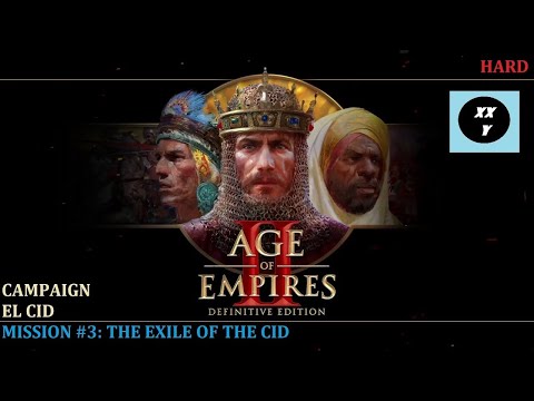 AOE 2 DE — El Cid — Mission 3 — SPEEDRUN — The Exile Of The Cid — HARD