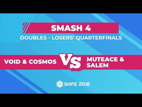 VoiD/Cosmos vs MuteAce/Salem - Smash 4 Doubles: Losers' Quarterfinals - Shine 2018