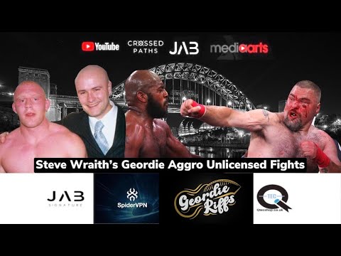 Steve Wraith's Unlicensed Fights LARRY HOLMES Fight Night PAUL O'HAGAN  v NATHAN WACADOO