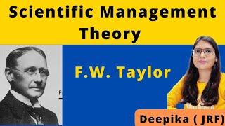 Scientific Management Theory || Frederick Taylor