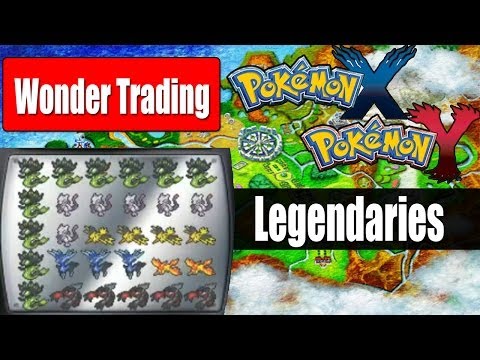 Pokemon X & Y - Wonder Trading A Box Of Legendary Pokemon