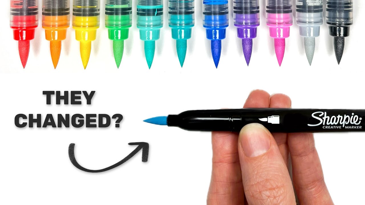 New Sharpie Creative Brush Markers Review + 3 Ways To Use Them