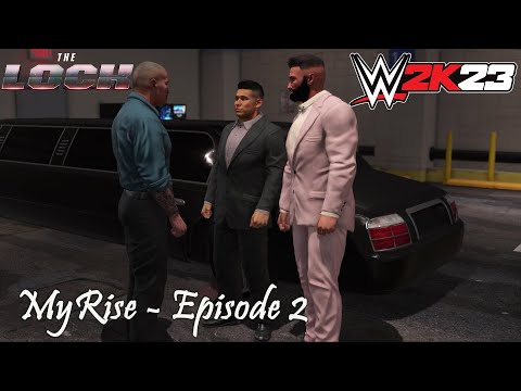 WWE 2k23 MyRISE - The Lock  - FULL WALKTHROUGH/ NO COMMENTARY - EPISODE 2