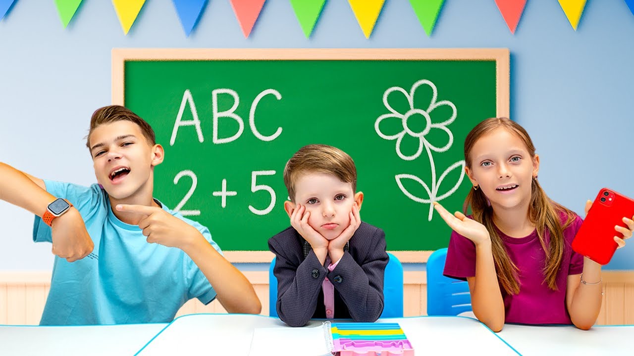 Clever Little Brother at School – Alex’s Funniest First Day!