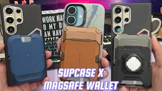 SUPCASE MagSafe Portemonnee en Standaard met AirTag-Houder / Met Standaard Zwart video