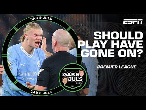 ‘He signals for advantage!’ Should referee Simon Hopper let play go on for Man City? | ESPN FC