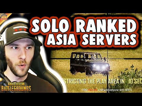 chocoTaco Tries Ranked Solo on Asia Servers - PUBG Erangel Gameplay