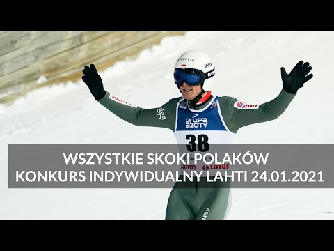 SKOKI POLAKÓW PŚ LAHTI 24.01.2021 KONKURS INDYWIDUALNY | UPADEK HALVORA EGNERA GRANERUDA