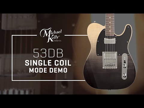 Michael Kelly MK53HCSMRO 53DB Flame Maple Top Alder Body Maple Neck 6-String Electric Guitar image 7