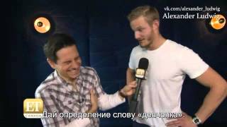 'The Final Girls' Prankster Nina Dobrev Scares Alexander Ludwig (rus sub) video