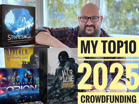 Top 10 crowdfunding board games 2025 | This War of Mine 2E, STALKER, Perseverance...