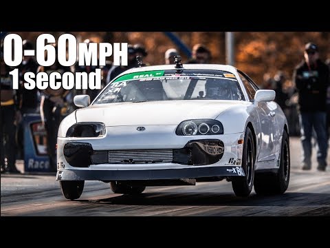 2000HP Supra 0-60MPH in 1 Second! | 210MPH in 6 Seconds - Billet 2JZ