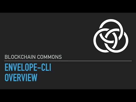 Gordian Envelope CLI - 1 - Commands Overview