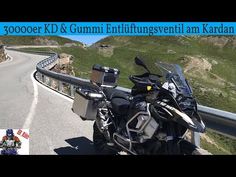 BMW 1250 GSA | ...30000er KD & Gummi Entlüftungsventil am Kardangehäuse eingebaut | 4K