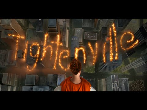 Megamind - Titan destroying Metro City