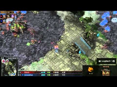 SC2 Jaedong vs Innovation ZvT Game 1 Starcraft 2 gameplay