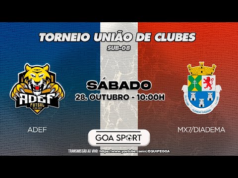 SUB-08 / ADEF X MX7 DIADEMA - QUARTAS DE FINAL TORNEIO UNIÃO DE CLUBES