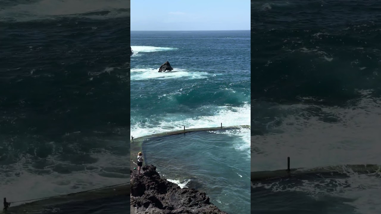 Relaxing Ocean Waves | Natural Pool – Tenerife, Canary Islands | Calming Water ASMR
