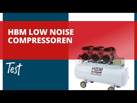 Compresseur aérographe professionnel silencieux HBM 4 litres