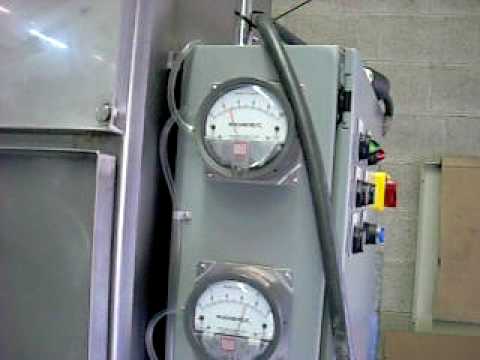 Schubert Environmental HydroAIR ducted Wet Collector Test Stand