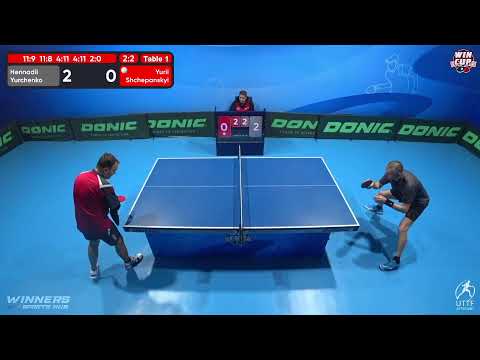 18:30 Hennadii Yurchenko 3 - 2  Yurii Shchepanskyi West 3 WIN CUP 12.10.2022 | TABLE TENNIS WINCUP