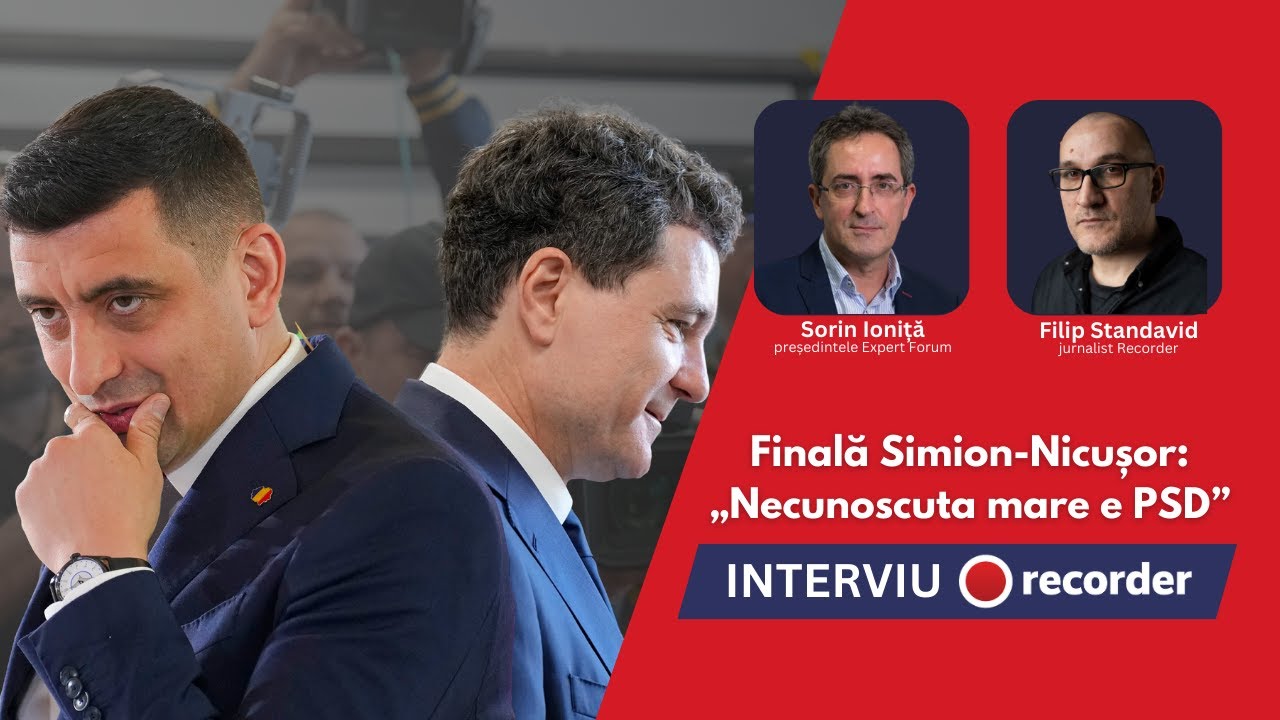 INTERVIU. Finală Simion-Nicușor: „Necunoscuta mare e PSD”