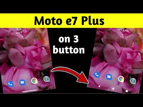 How Get Back Button in Moto e7 Plus without app 2020