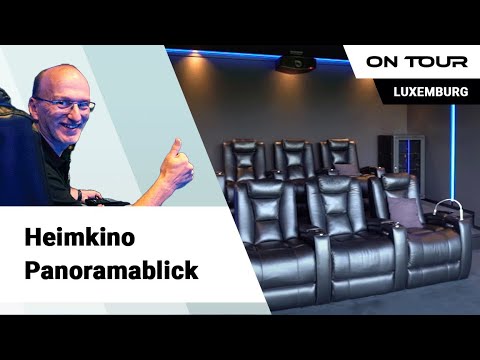 Ein kompromissloses Heimkino mit Panoramablick - HomeCinema.lu