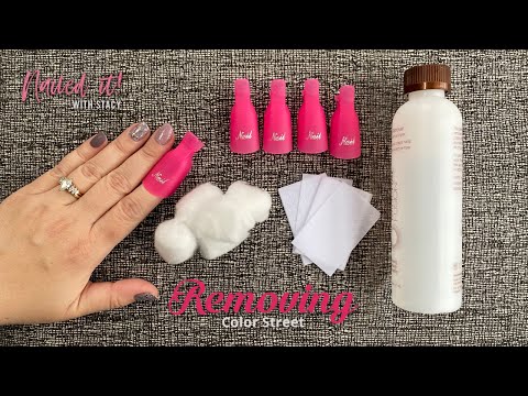 How to remove Color Street strips with nail clips!