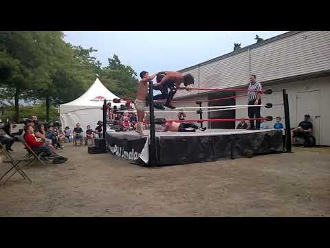 PWA Wrestling - VIEX -  Day 2, Event 3 - Nathan Legacy vs  Judas Icarus (c) vs  Scott Steel