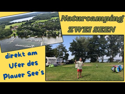 CAMPINGPLATZ "ZWEI SEEN" direkt am Plauer See🌅 Camping an der Mecklenburgischen Seenplatte