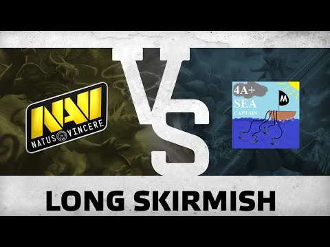Long skirmish by Na'Vi vs 4ASC @ TI5 EU Quals