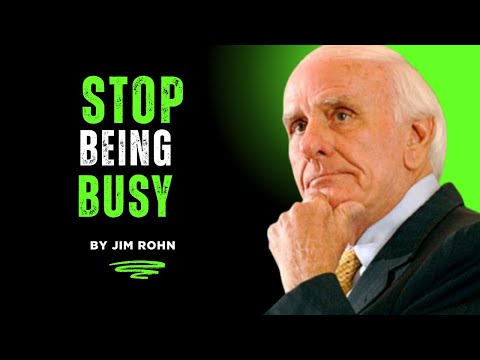 Busy vs Productive: Jim Rohn’s Wake-Up Call