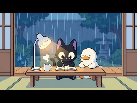 Believe in yourself, you're doing a great job. 🌧️ Cozy Rain Lo-fi Jazz for Study, Focus