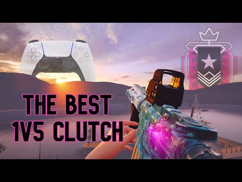 THE BEST 1V5 CLUTCH: PS5 Ranked Highlights - Rainbow Six Siege Console Champion