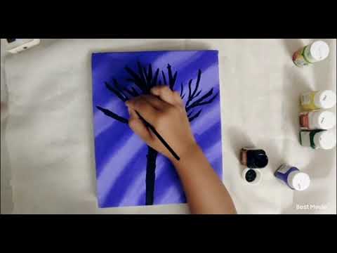 flowers| tree| painting| misba's art