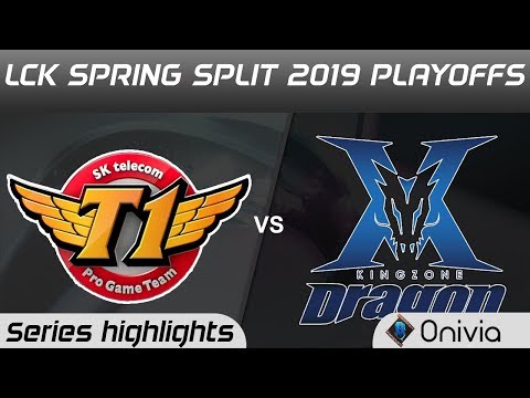 SKT vs KZ Highlights All Games LCK Spring 2019 Playoffs SK Telecom T1 vs KingZone DragonX LCK Highli