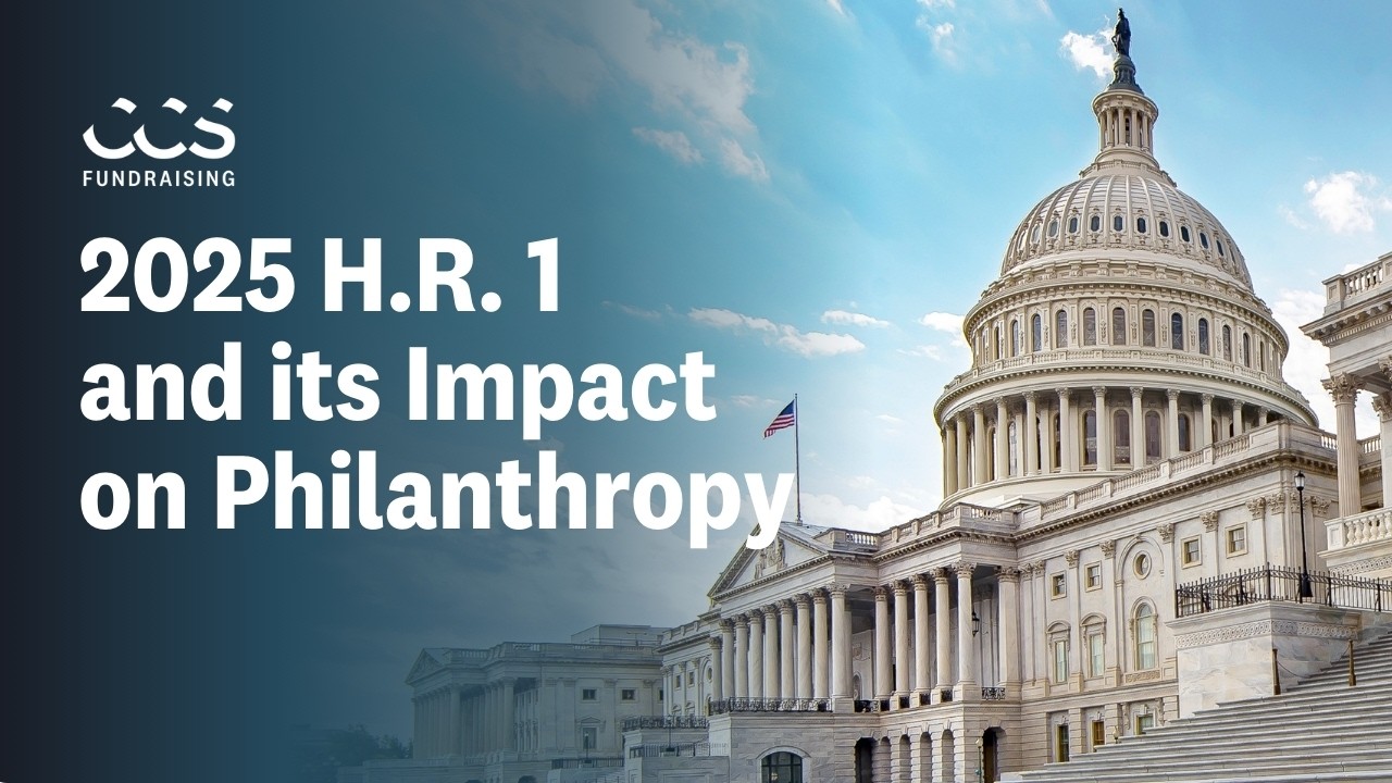 Here's How H R 1 May Influence Charitable Giving In America