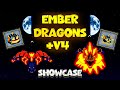 NEW Ember East West DRAGON SHOWCASE V4 TRANSFORMATION Blox Fruits Christmas Update