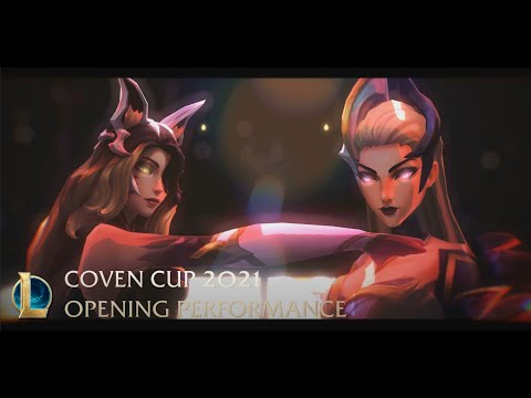 【League Of Legends MMD/4K/60FPS】Coven Evelynn and Ahri 【Monster】