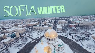 Snow Warp in Sofia 4K Drone [FPV Cinematic] - София, България 2021 Зима