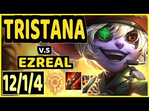 KOBBE (TRISTANA) vs EZREAL - 12/1/4 KDA BOTTOM ADC CHALLENGER GAMEPLAY - EUW