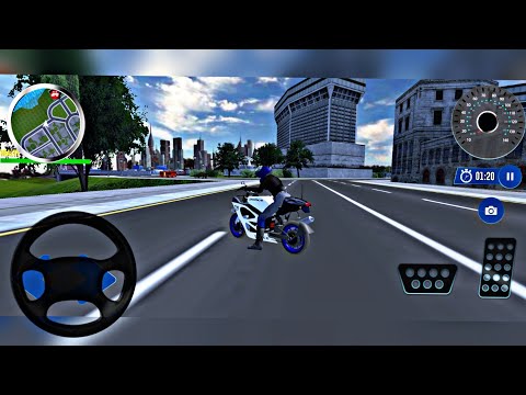 US Police Bike  Transporter Truck - Helicopter Multi Level Car Driver - Android GamePlay