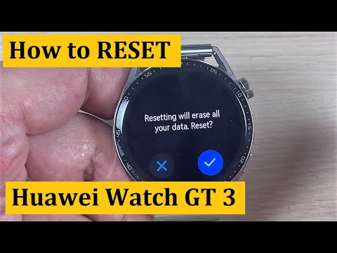 How to RESET Huawei Watch GT 3 - To Factory Settings!