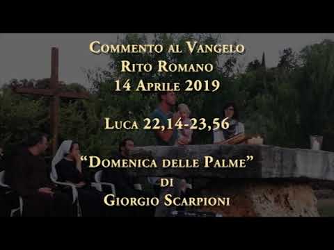 Commento al Vangelo del 14-04-2019 - Luca 22,14-23,56 - "Domenica delle Palme"
