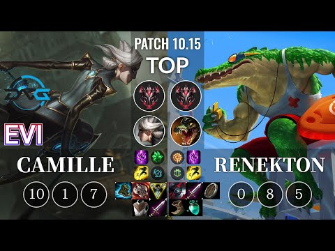 DFM Evi Camille vs Renekton Top - KR Patch 10.15