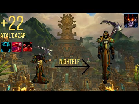 DEMO WARLOCK - I WENT NIGHTELF - ATAL'DAZAR +22 - ROAD TO 3k