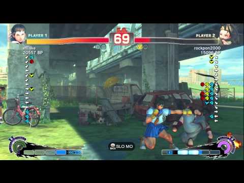 Uryo [Sakura] vs rockpon2000 [Ibuki] SSF4 Japanese Online Ranked Matches -TRUE-HD